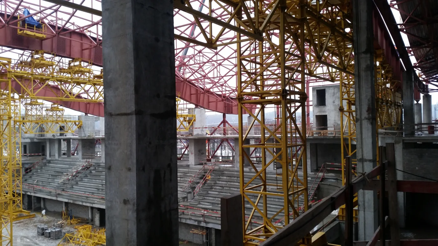 Наблюдения за Центром художественной гимнастики в Лужниках